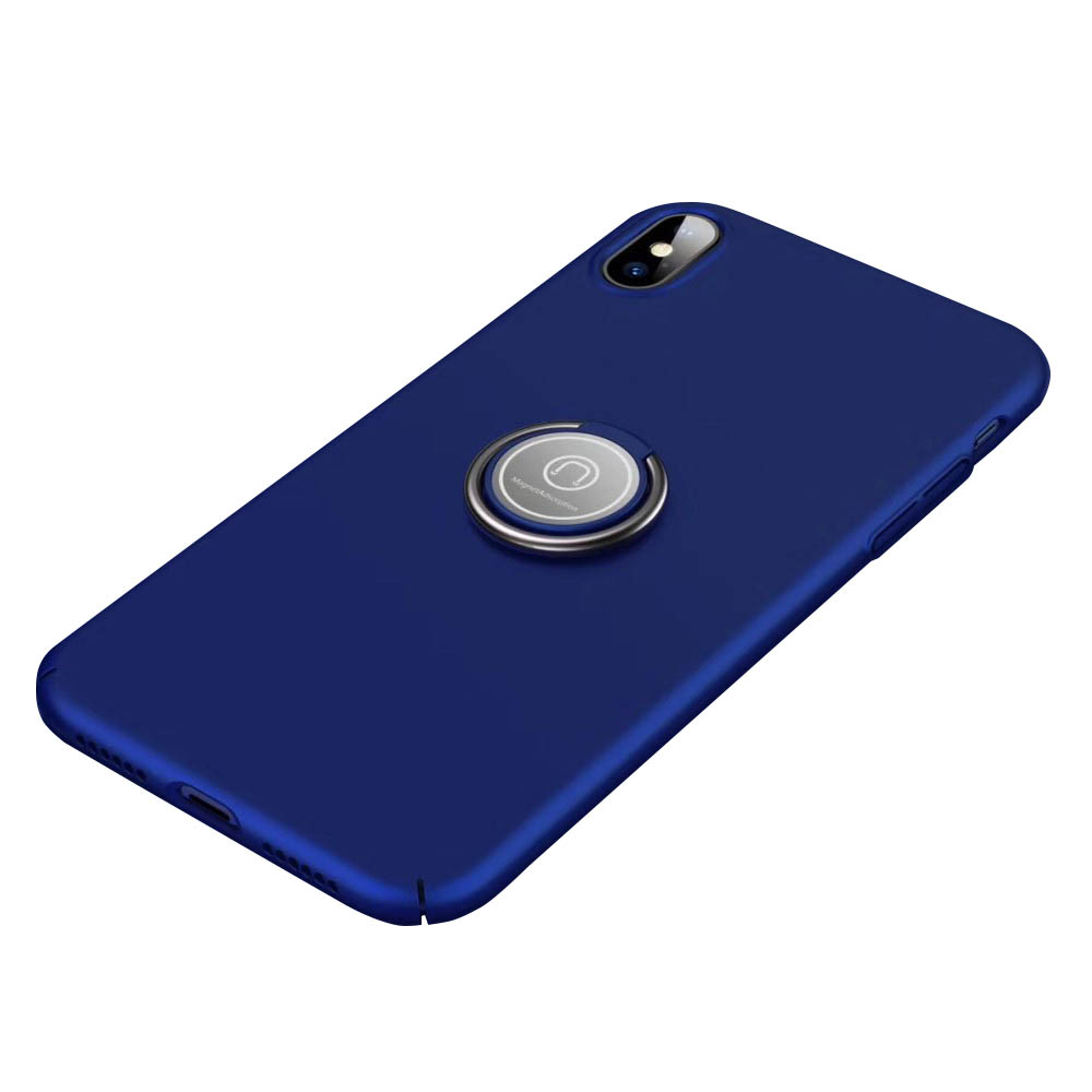 Husa iPhone XS 5.8'' Magnetic Adsorption Kickstand Albastra thumb