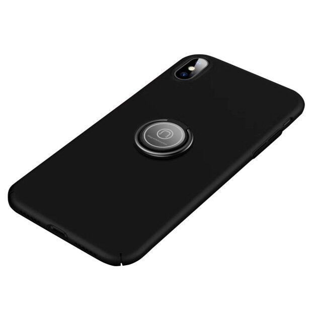 Husa iPhone XS 5.8&#039;&#039; Magnetic Adsorption Kickstand, Neagra