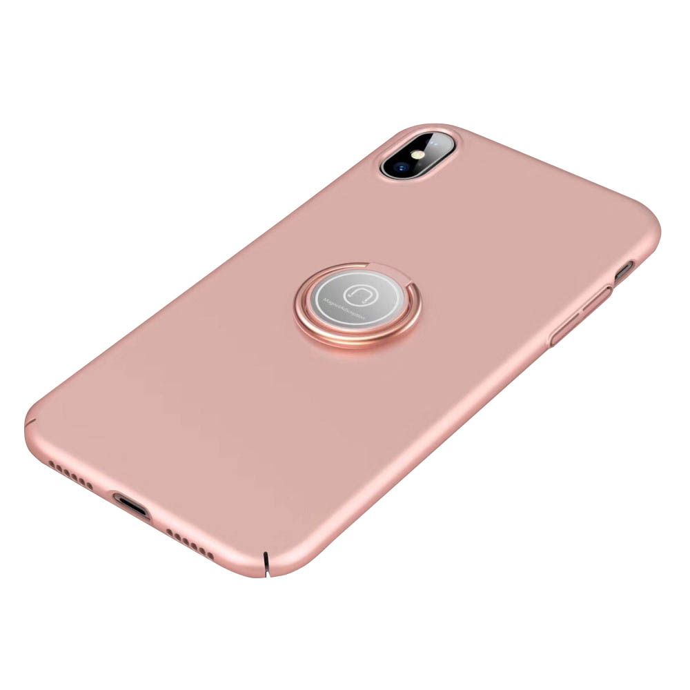 Husa iPhone XS 5.8'' Magnetic Adsorption Kickstand, Roz Gold thumb