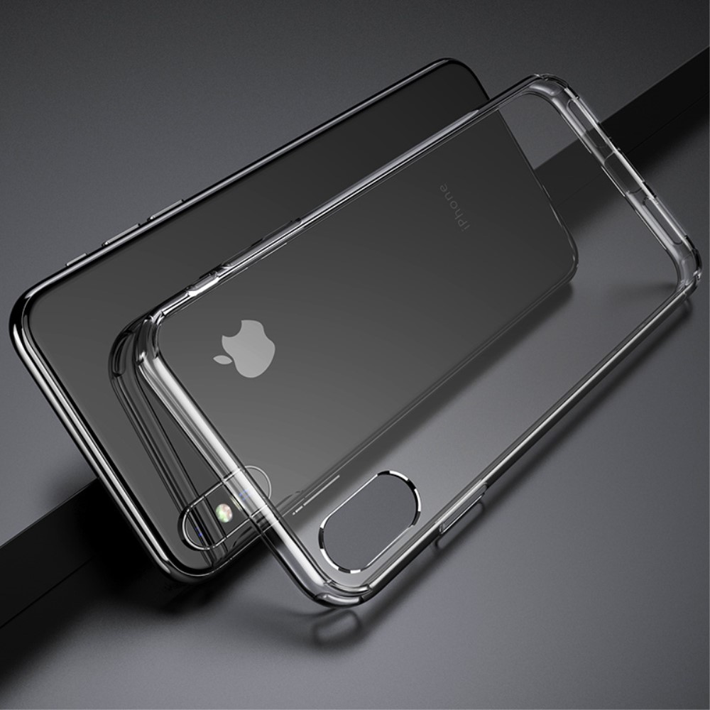 Husa iPhone XS, Pure Series, Rock, Transparenta thumb