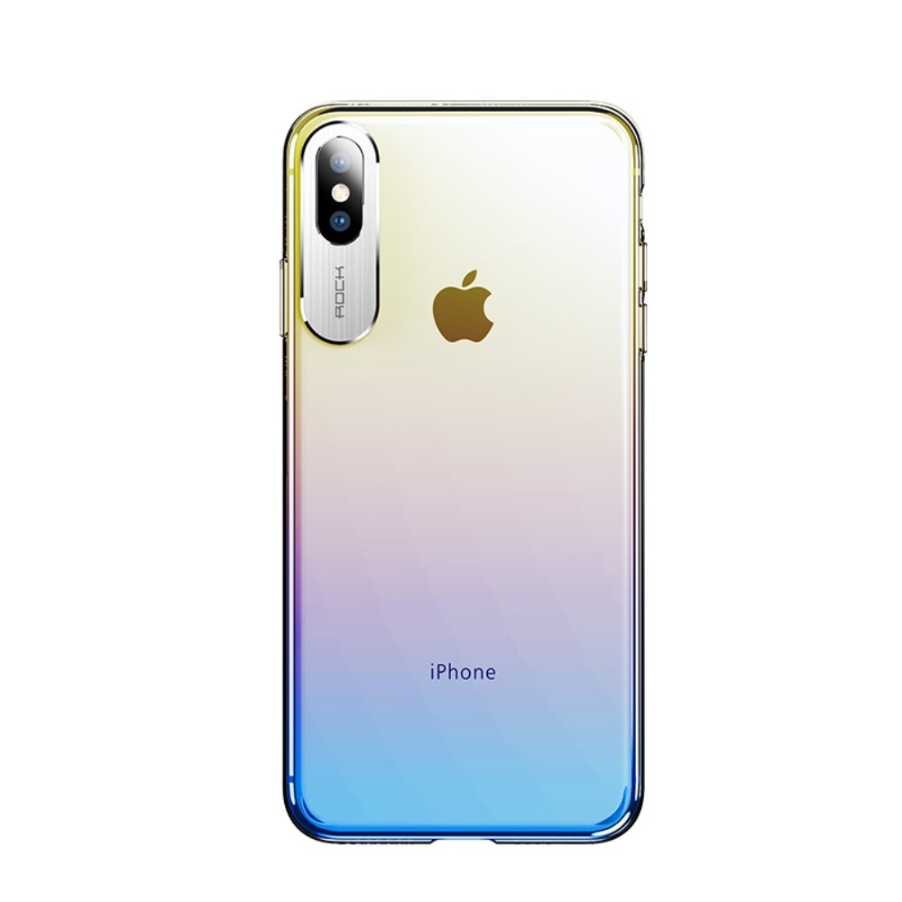 Husa iPhone Xs Rock Aluminium Albastra thumb