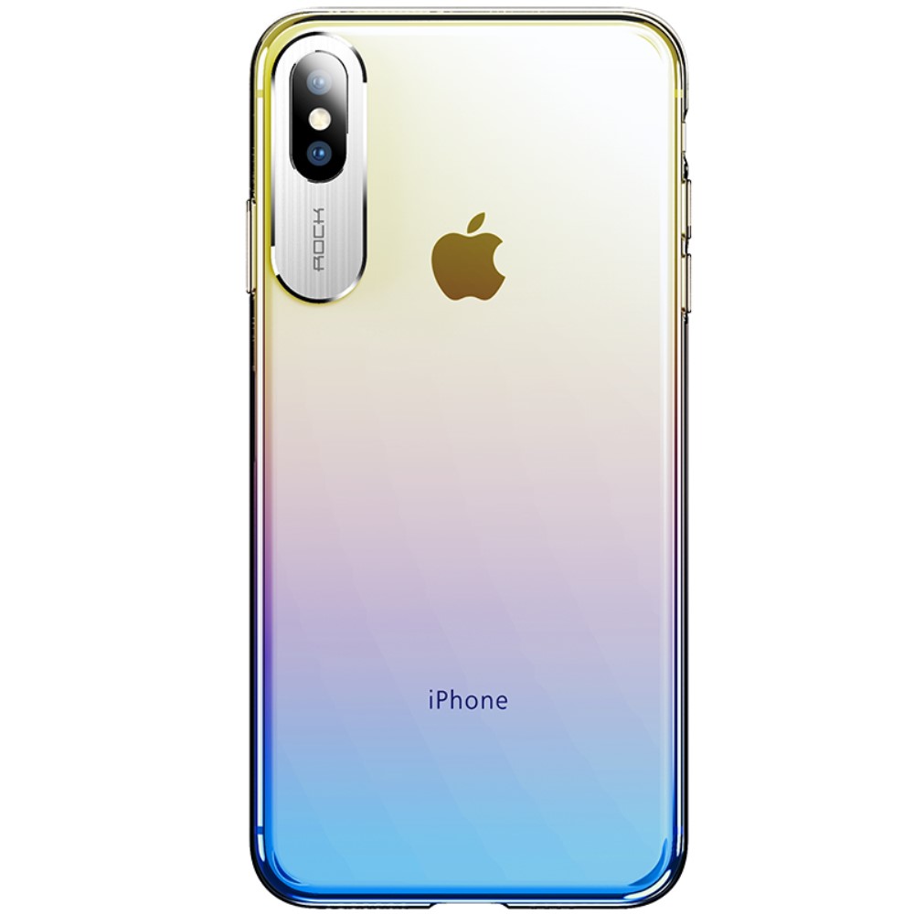 Husa iPhone Xs Rock Aluminium Albastra thumb