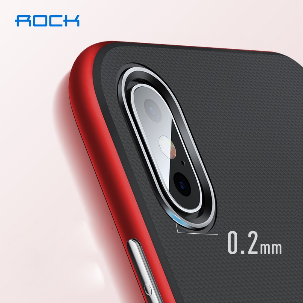 Husa iPhone XS 5.8'', Royce Series, Rock, Rosu thumb