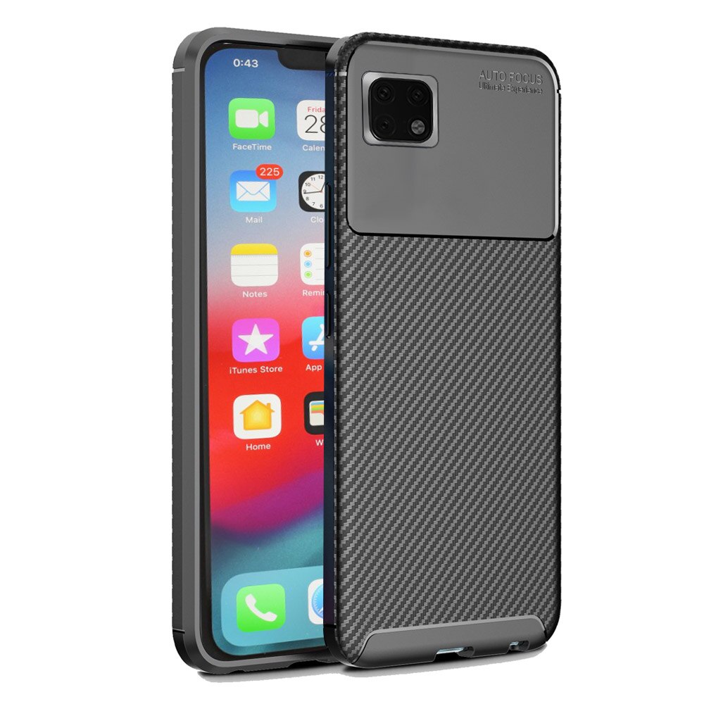 Husa iPhone XS Max, Beetle Series Carbon Fiber, Neagra thumb