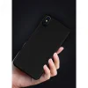 Husa iPhone XS Max Carbon Fiber Texture Neagra