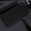 Husa iPhone XS Max Carbon Fiber Texture Neagra
