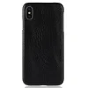 Husa iPhone XS Max 6.5&#039;&#039; Crocodile Texture Neagra