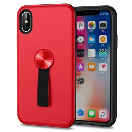 Husa iPhone XS Max Finger Ring, Rosie