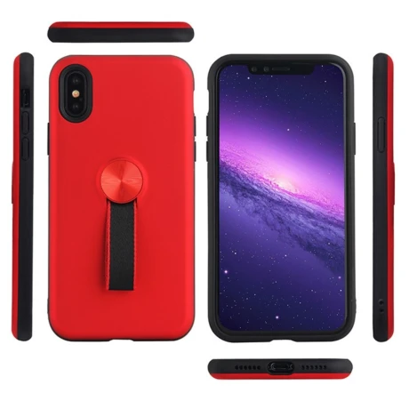Husa iPhone XS Max Finger Ring, Rosie