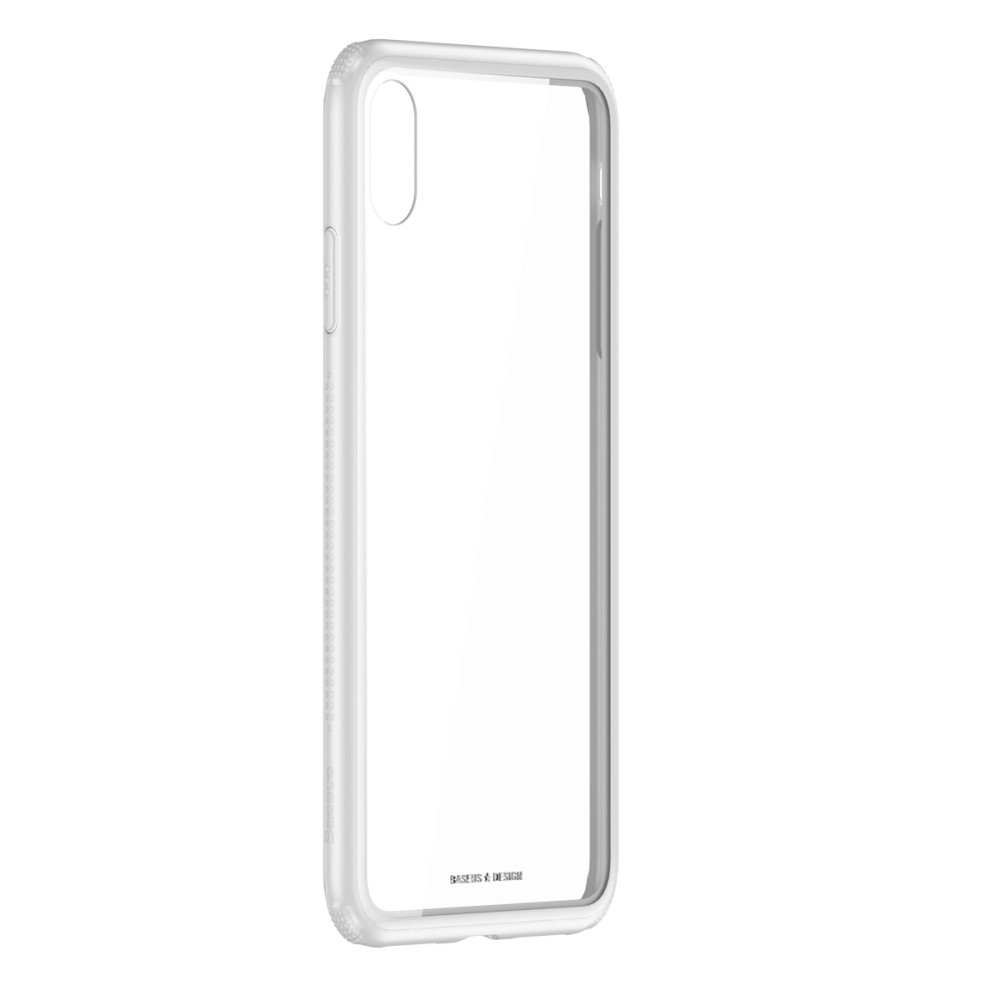 Husa iPhone XS Max Glass, Baseus Alba thumb