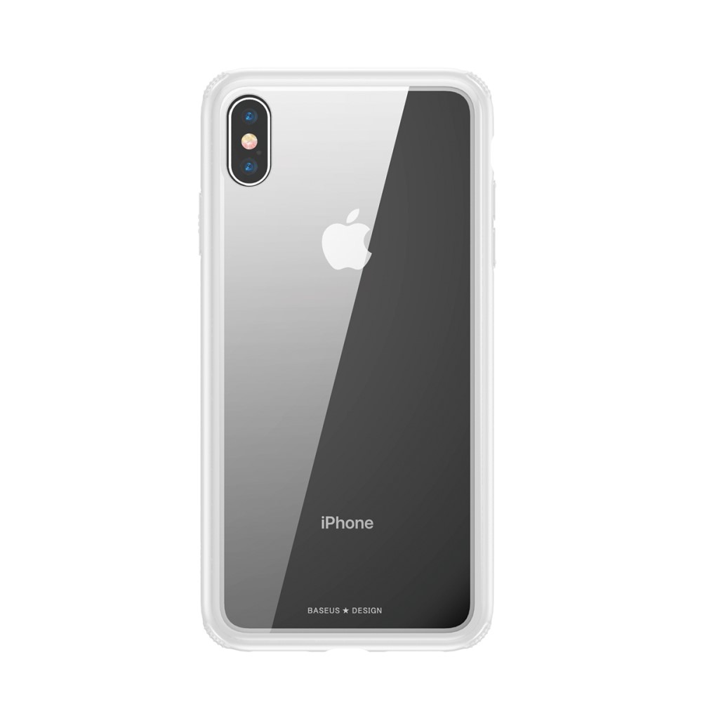 Husa iPhone XS Max Glass, Baseus Alba thumb