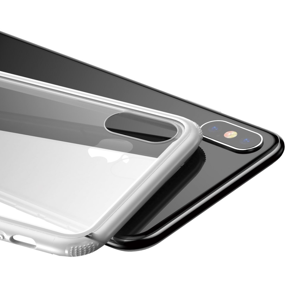 Husa iPhone XS Max Glass, Baseus Alba thumb