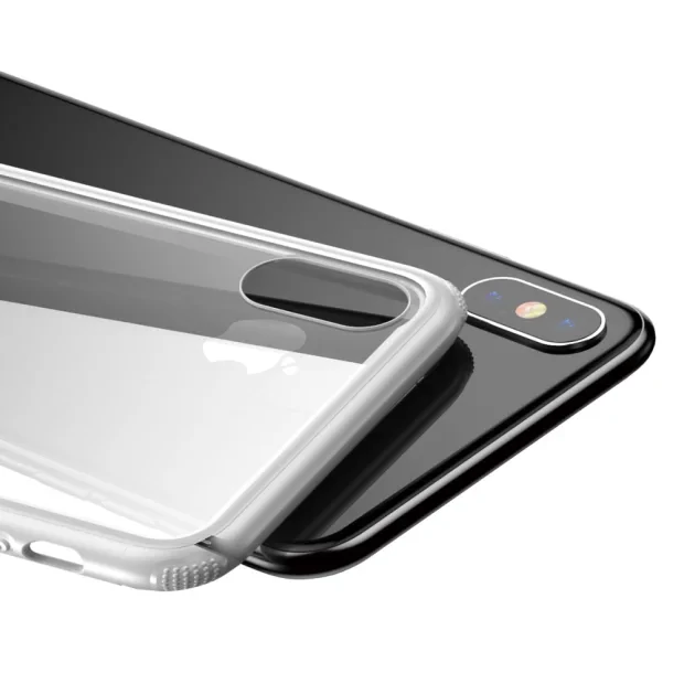 Husa iPhone XS Max Glass, Baseus Alba