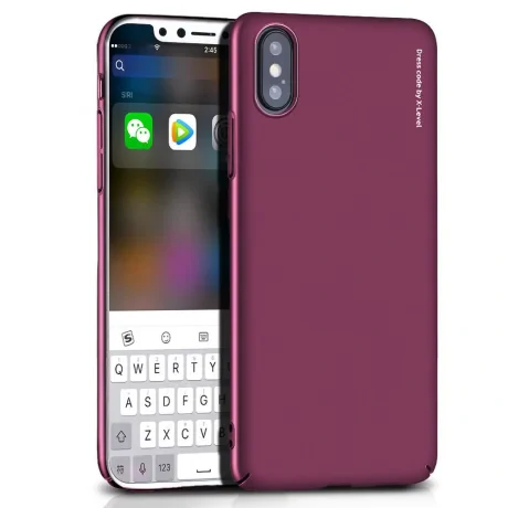 Husa iPhone XS Max 6.5&#039;&#039; Knight Series Bordo X-Level