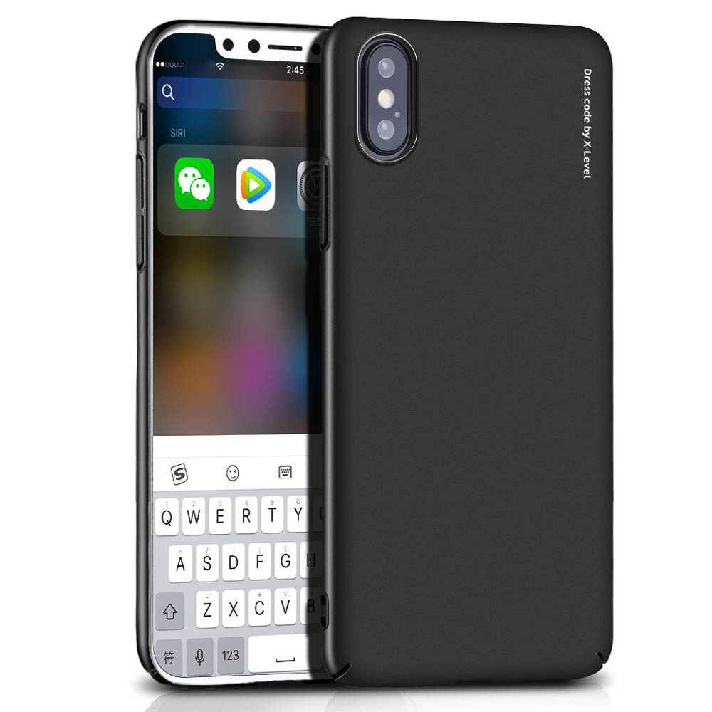 Husa iPhone XS Max Knight Series Neagra X-Level thumb