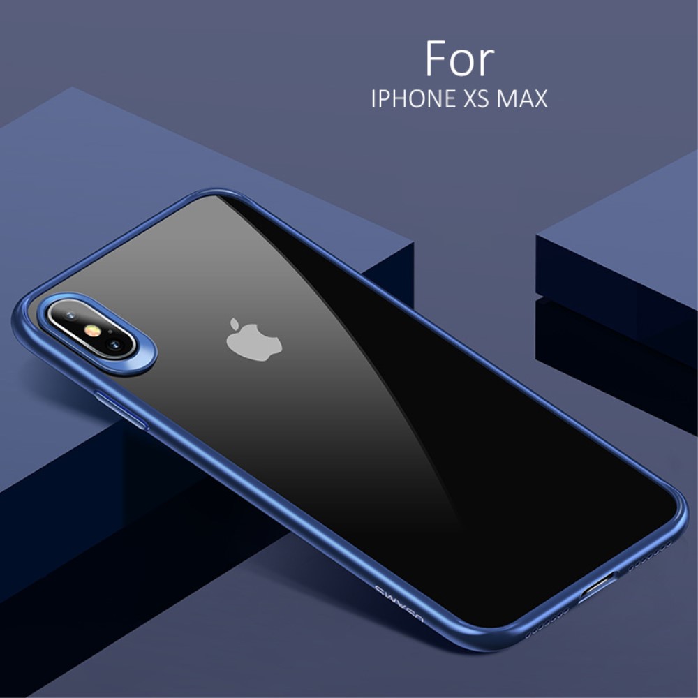 Carcasa iPhone XS Max Mant Series, Usams, Albastra thumb