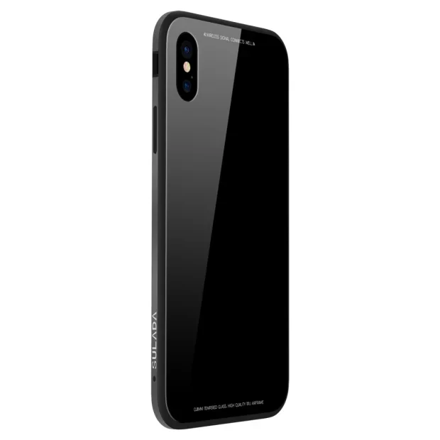 Husa iPhone XS Max &#039;&#039;, Drop-Proof, Sulada Neagra