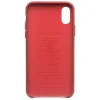 Husa iPhone XS Max Leather Back Case Qialino Rosu