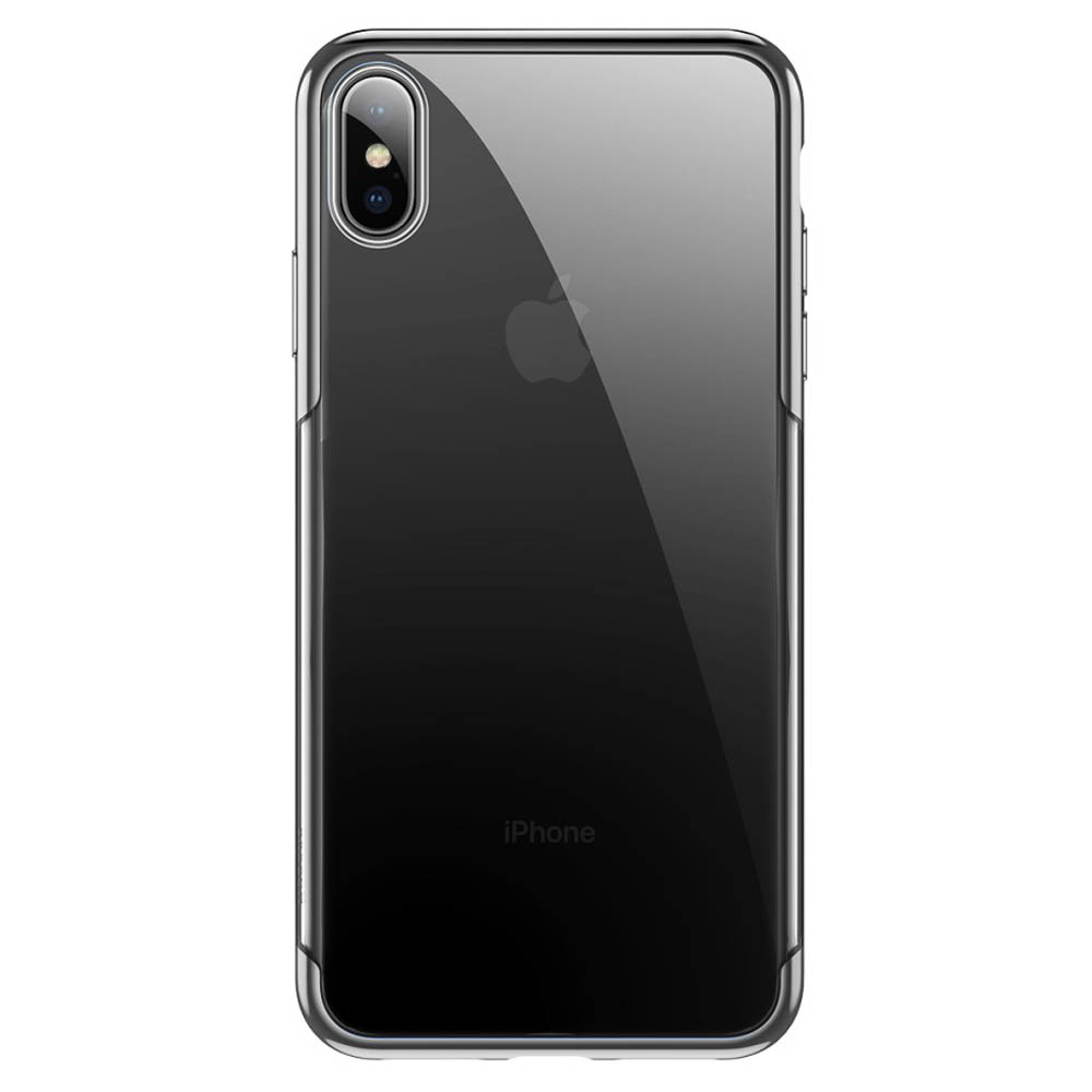 Husa iPhone XS/X Shining Series Baseus Argintie thumb