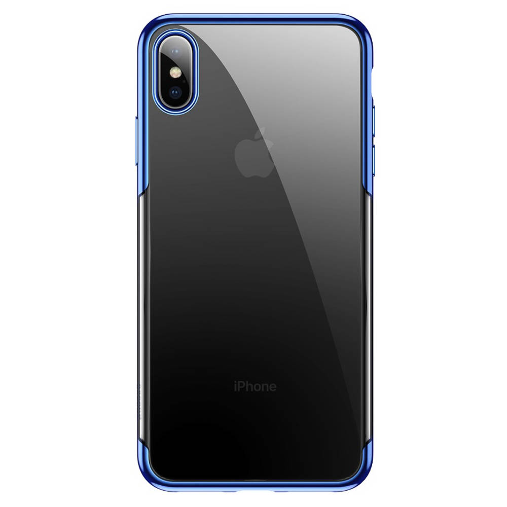 Husa iPhone XS/X,Shining Series, Albastra, Baseus thumb