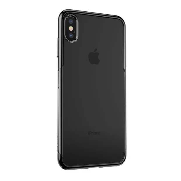 Carcasa iPhone XS/X,Shining Series, Neagra, Baseus