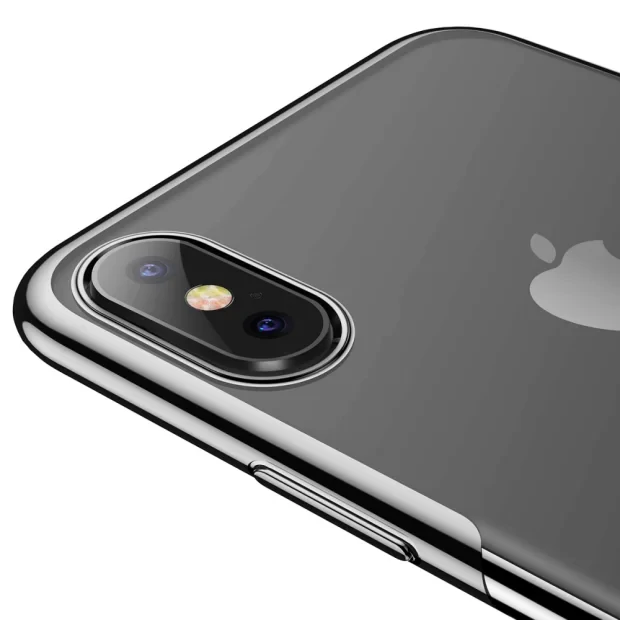 Carcasa iPhone XS/X,Shining Series, Neagra, Baseus