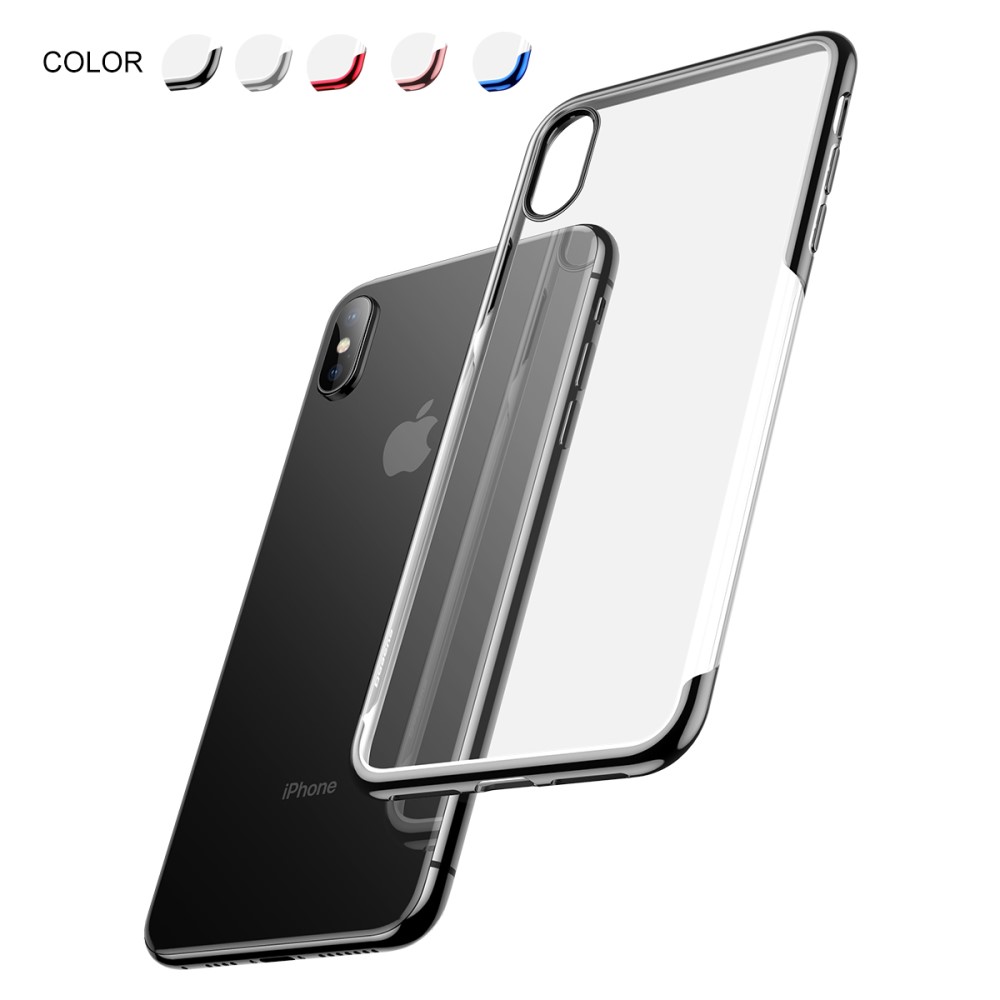 Carcasa iPhone XS/X,Shining Series, Neagra, Baseus thumb