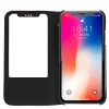 Husa iPhone X/Xs Business View Window Qialino Neagra