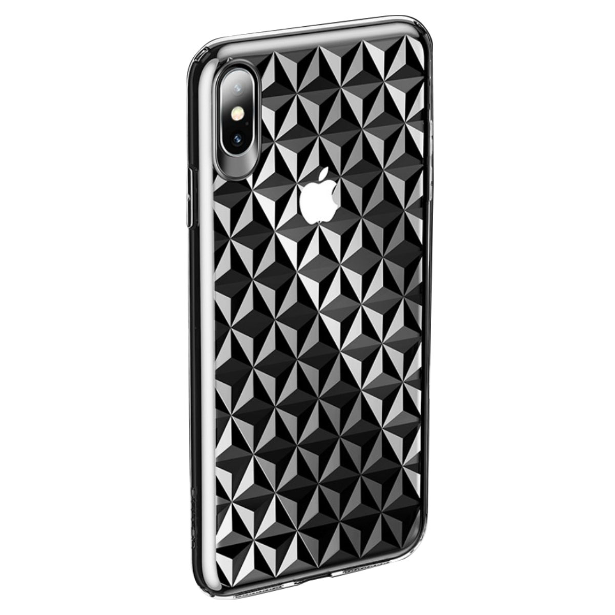 Husa iPhone X/Xs Diamond Pattern Transparenta Usams thumb