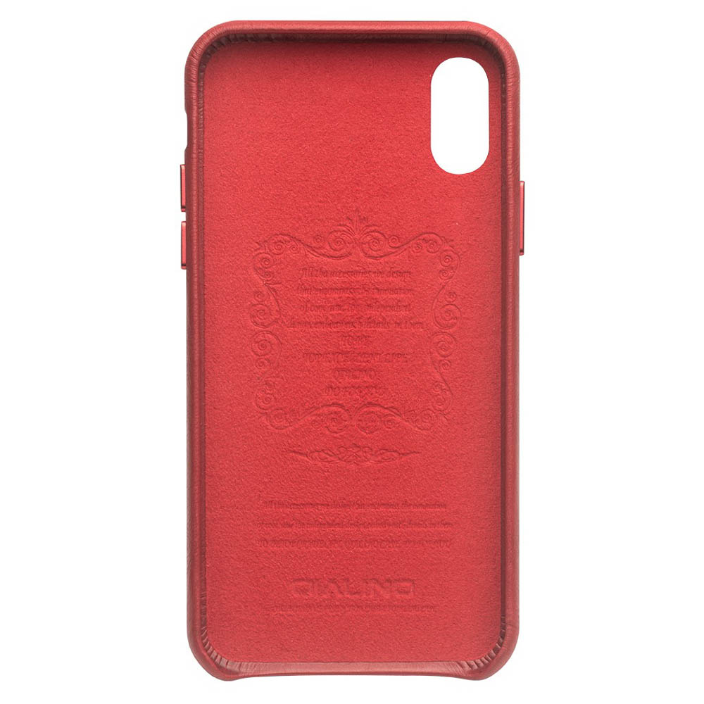 Husa iPhone X/Xs 5.8'' Leather Back Case Qialino Rosie thumb
