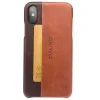 Husa iPhone X/Xs 5.8&#039;&#039; Qialino Horizontal Style Maro