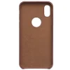 Husa iPhone X/Xs Qialino Leather Back Case Maro