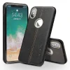 Husa iPhone X/Xs  Qialino Leather Back Case Neagra