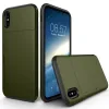 Husa iPhone X/Xs 5.8&#039;&#039; Sliding Card Holder Verde