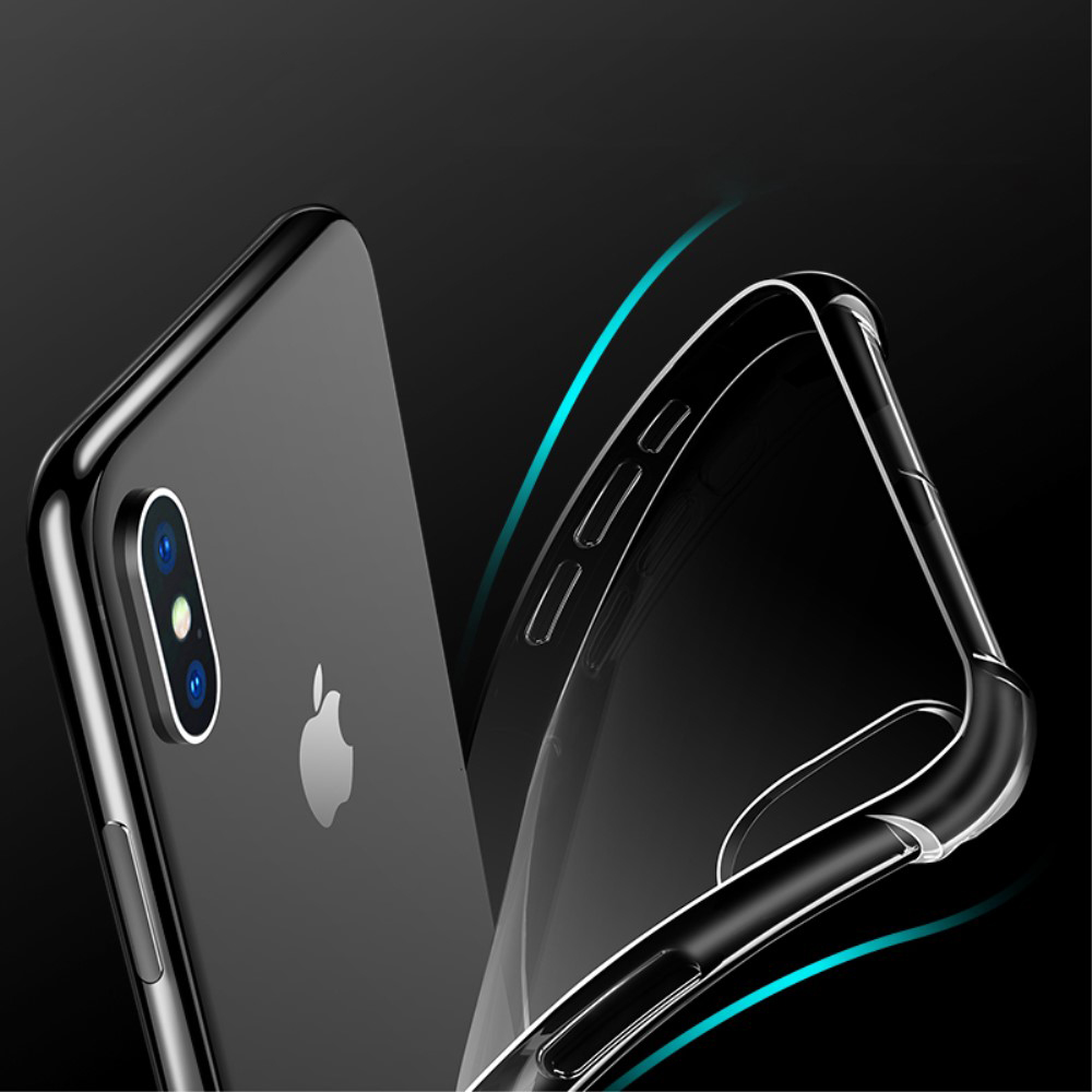 Husa iPhone X/XS Air Cushion Drop-Proof Transparenta Rock thumb