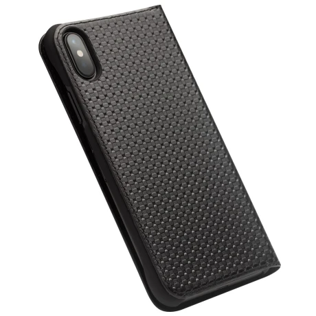 Husa iPhone X/XS Auto Absorbed Black Qialino