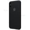 Husa iPhone X/XS Frosted Shield Negru Nillkin + Folie