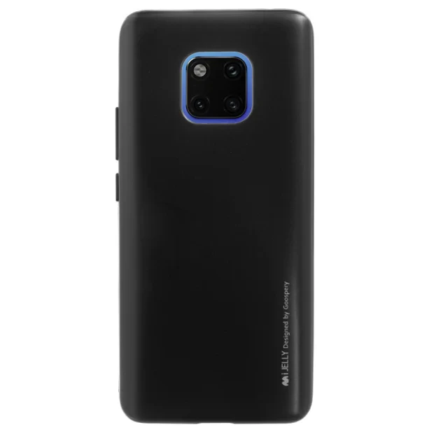 Husa Jelly Metal Huawei Mate 20 Pro, Neagra