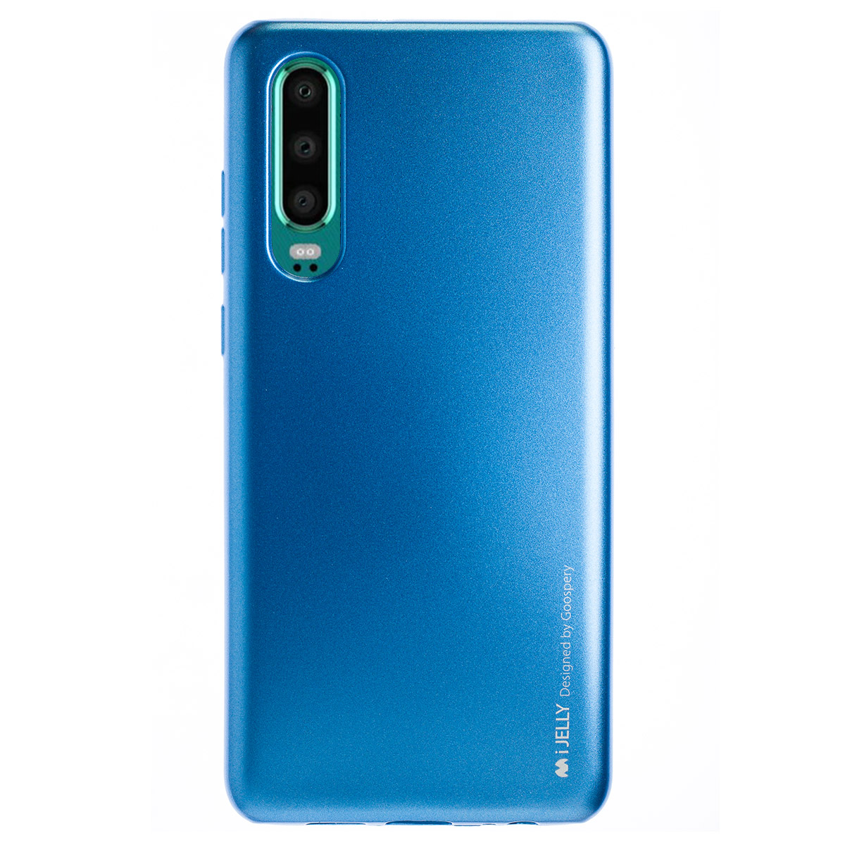 Husa Jelly Metal Huawei P30 , Albastru thumb