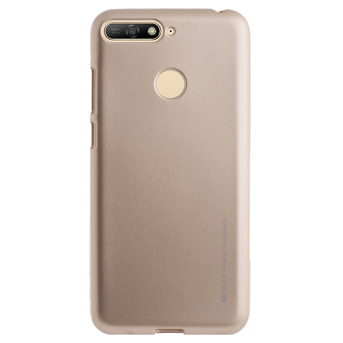 Husa Jelly Metal Huawei Y6 2018, Aurie thumb