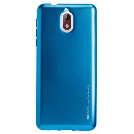 Husa Jelly Metal Nokia 3.1, Goospery Albastru