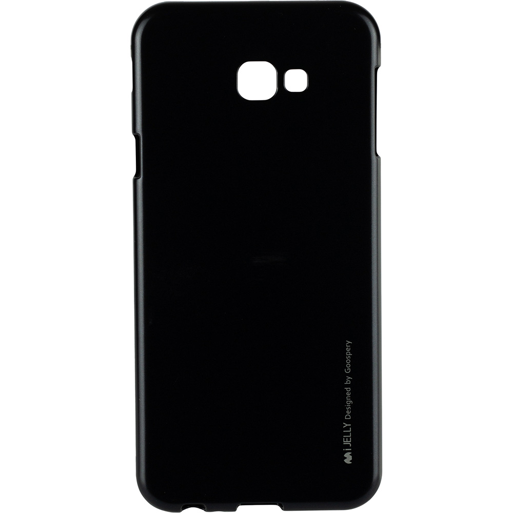 Husa Jelly Metal Samsung Galaxy J4 Plus, Negru thumb