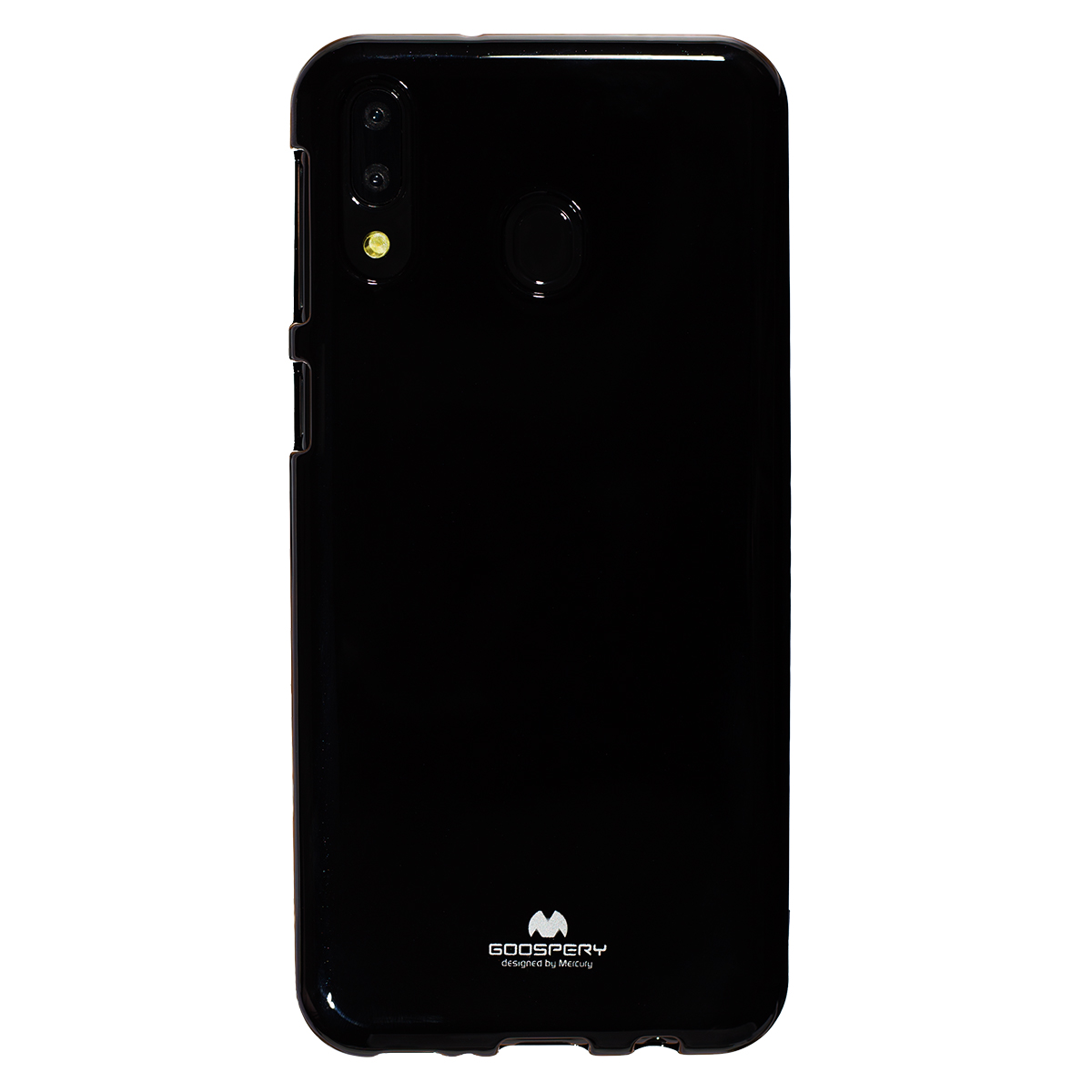 Husa Jelly Metal Samsung Galaxy M20, Goospery Negru thumb