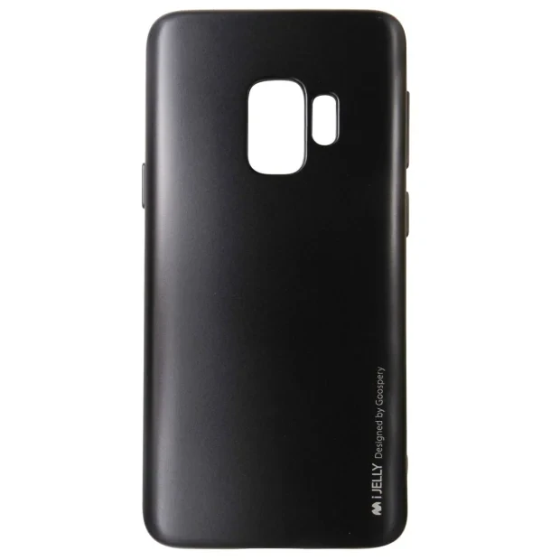 Husa Jelly Metal Samsung Galaxy S9 Goospery Negru