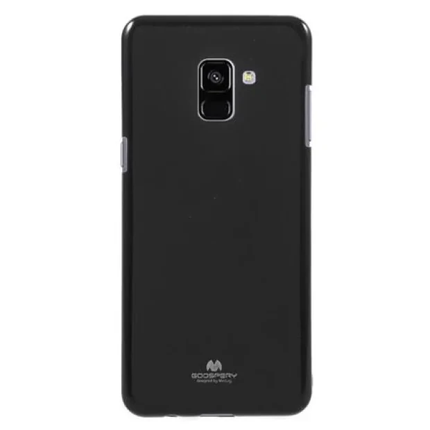 Husa Jelly Soft Samsung Galaxy A8 2018 Goospery Negru