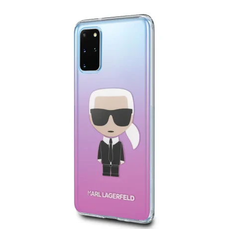 Husa Karl Lagerfeld Degrade pentru Samsung Galaxy S20 Plus Roz