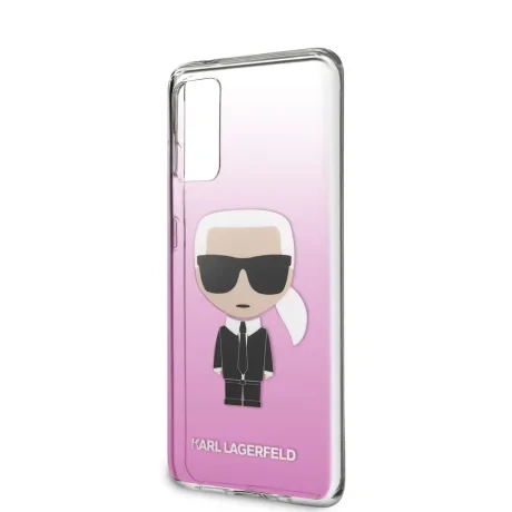 Husa Karl Lagerfeld Degrade pentru Samsung Galaxy S20, Roz