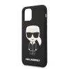 Husa Karl Lagerfeld Ikonik Silicone pentru iPhone 11 Negru