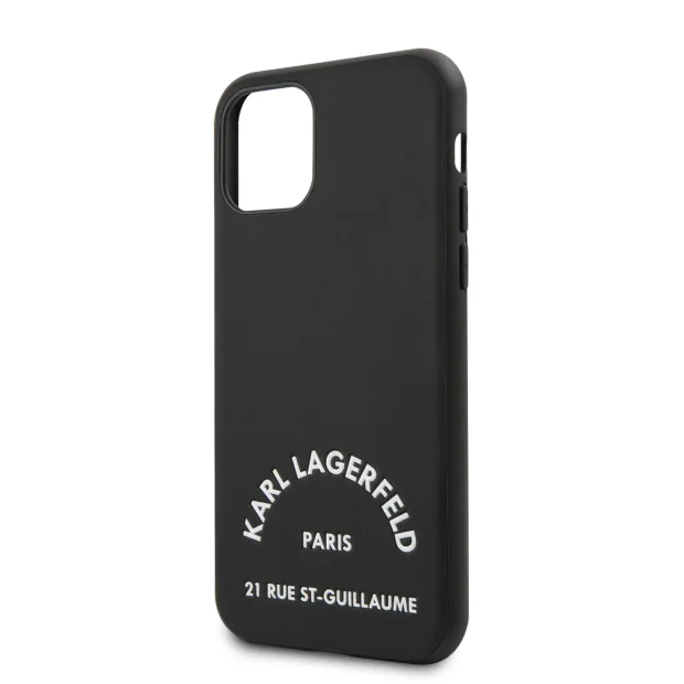 Husa Karl Lagerfeld Rue St Gullaume iPhone 11 Pro Max Negru