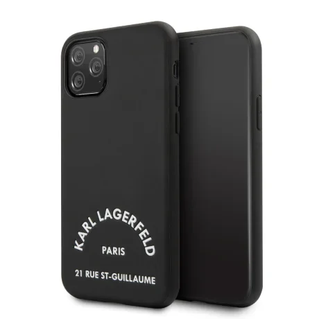 Husa Karl Lagerfeld Rue St Gullaume iPhone 11 Pro Max Negru